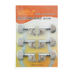 Alice Chrome-Plated Single Sealed Acoustic Guitar and Electric Guitar Machine Heads ACCGDAD016P